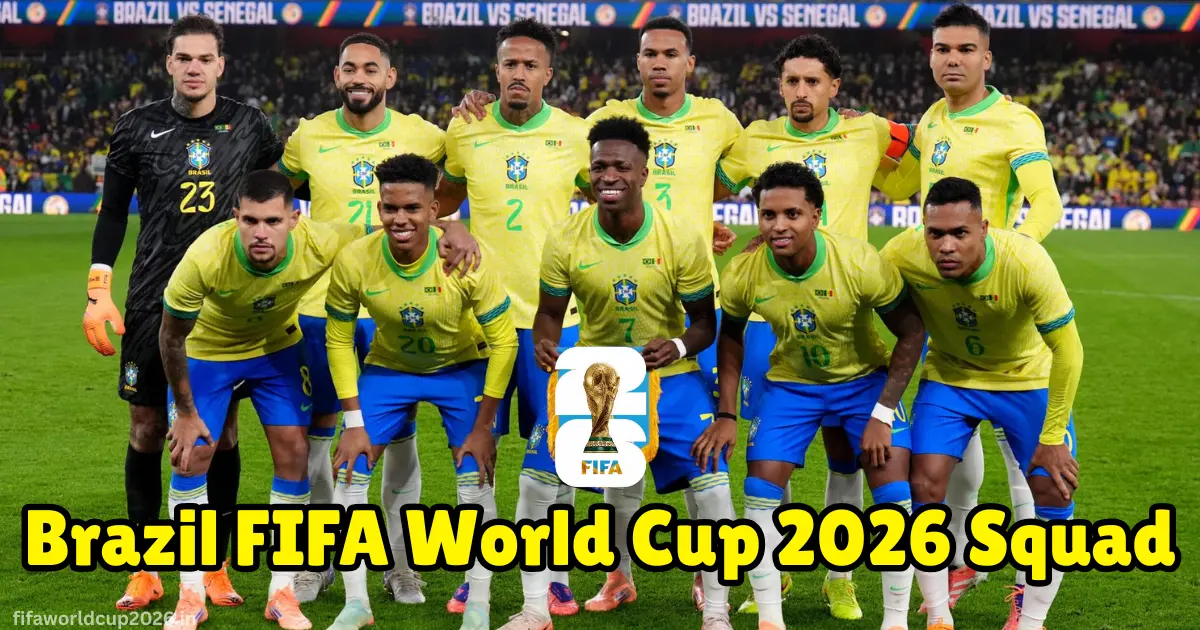 Brazil FIFA World Cup 2026 Team Squad