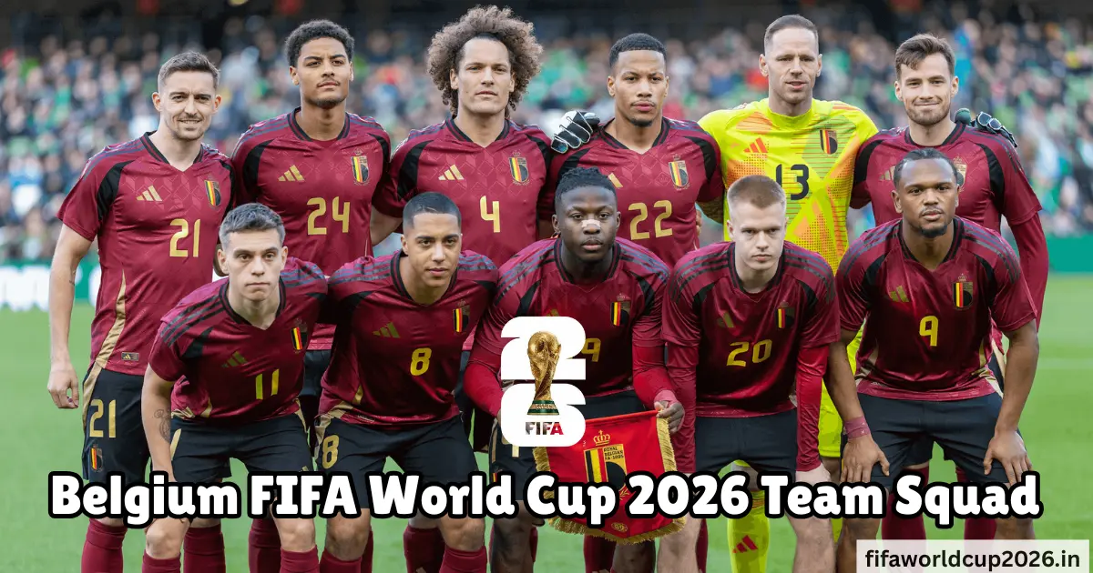belgium fifa world cup 2026 team squad