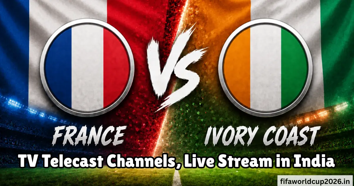 france vs ivory telecast, live stream in india